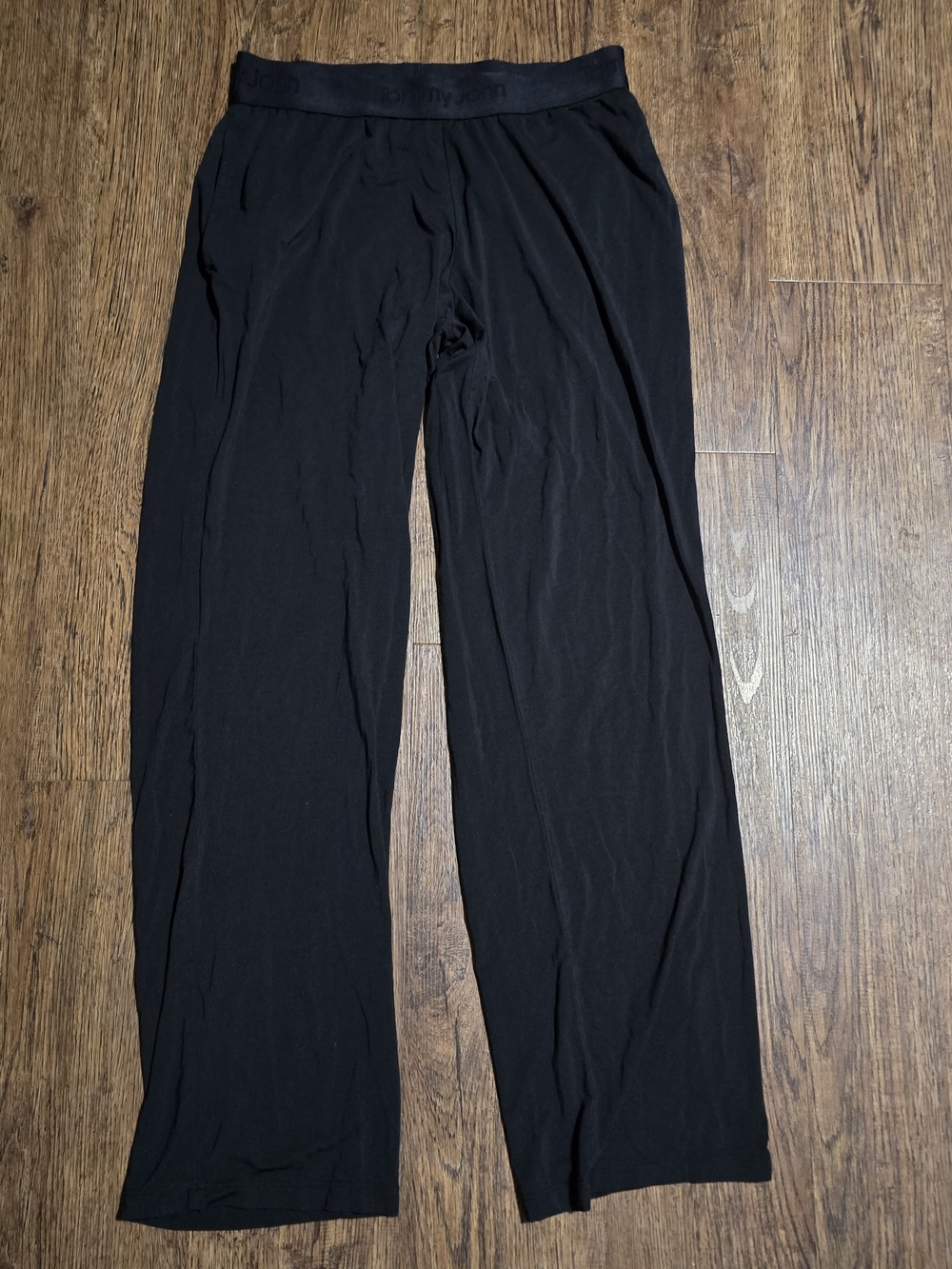 Tommy John Black Wide-Leg Lounge Pants
